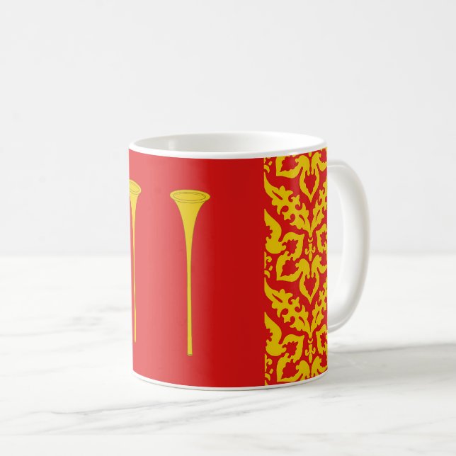 Comté de Heraldshill Populace Badge Café Mug (Devant droit)