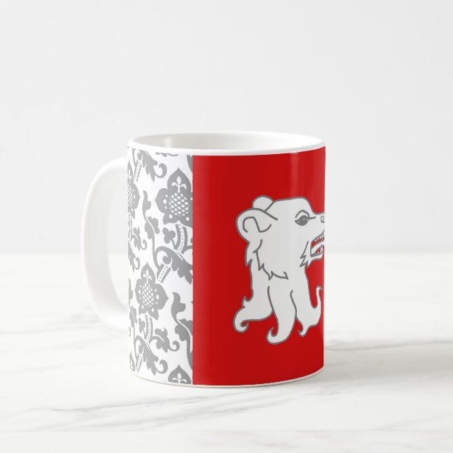 Comté de la Côte du Ciel Populace Badge Coffee Mug (Devant gauche)