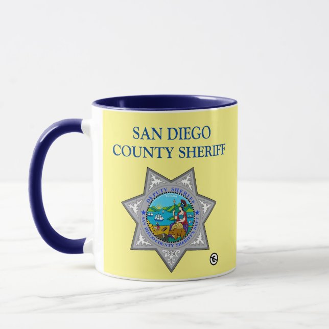 Comté de San Diego Sheriff Mug (Gauche)