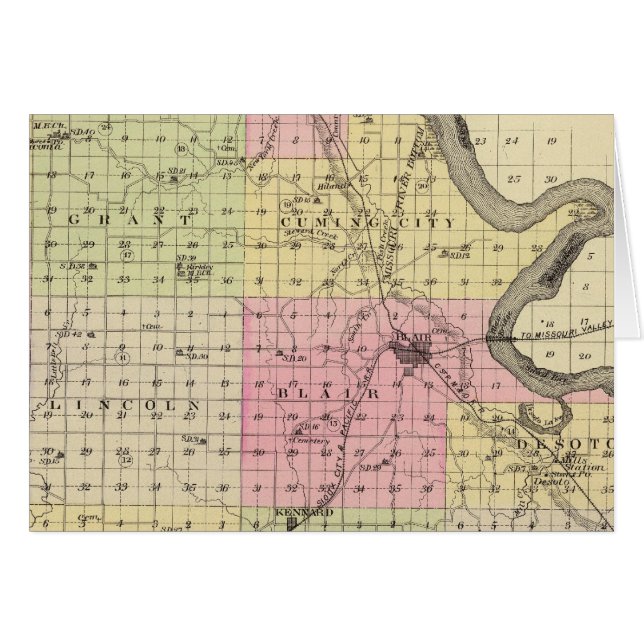 Comté de Washington, Nebraska (Devant horizontal)