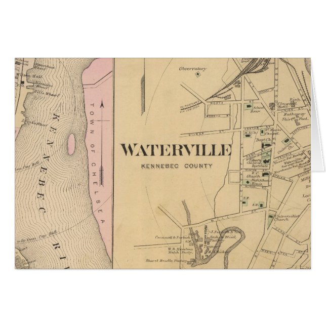 Comté de Waterville, Kennebec (Devant horizontal)