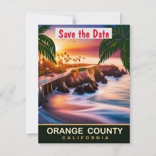 Comté d'Orange, Californie, Carte postale de voyag