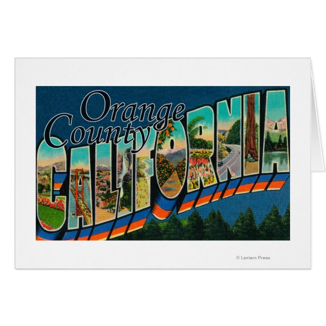 Comté d'Orange, Californie - Scènes de grandes let (Devant horizontal)