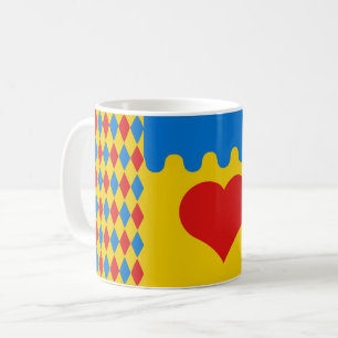 Comté du Coeur du Val badge populaire Café Mug
