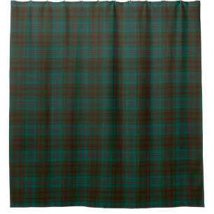 Comté Dublin Irlandais Tartan Douche rideau