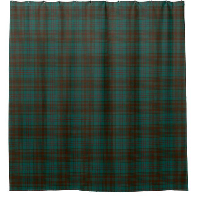 Comté Dublin Irlandais Tartan Douche rideau (Devant)