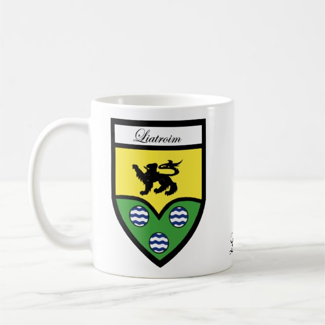 Comté Leitrim Carte et Crest Mugs (Gauche)