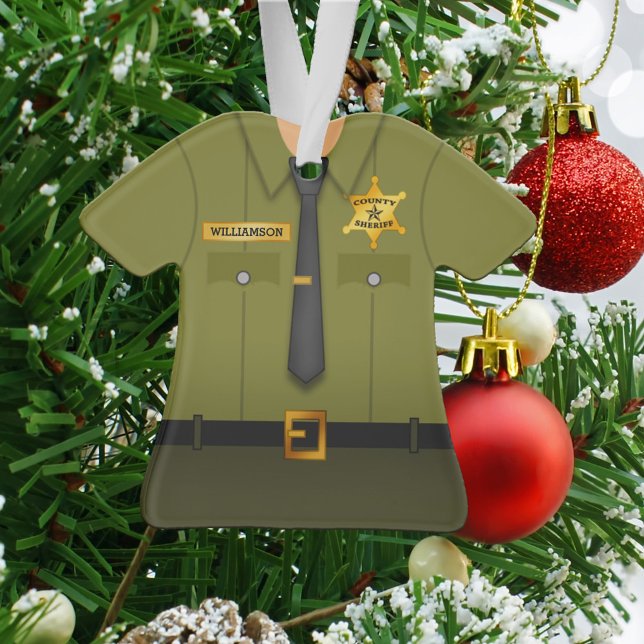Comté personnalisé Sheriff Green Uniform (Créateur téléchargé)
