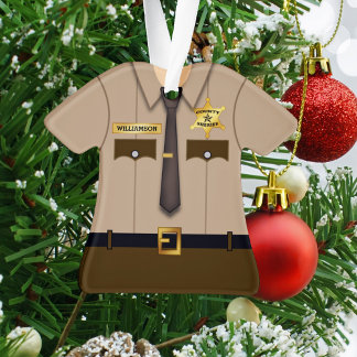 Comté personnalisé Sheriff Uniforme Khaki