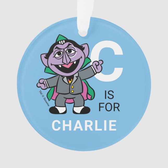 Comte von Count | Nom personnalisé avec photo (devant)