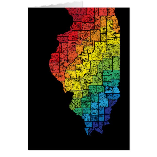 comtés de couleur de l'illinois (Devant)