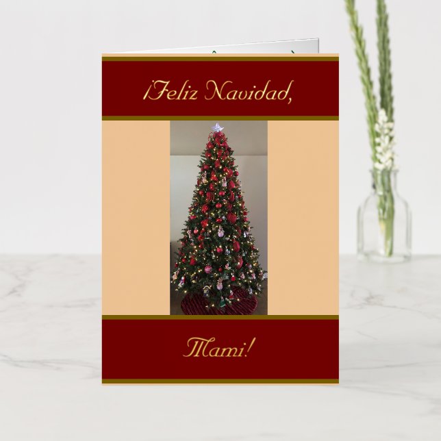 Con Todo Nuestro Amor, Mami, Carte de voeux espagn (Fleur)