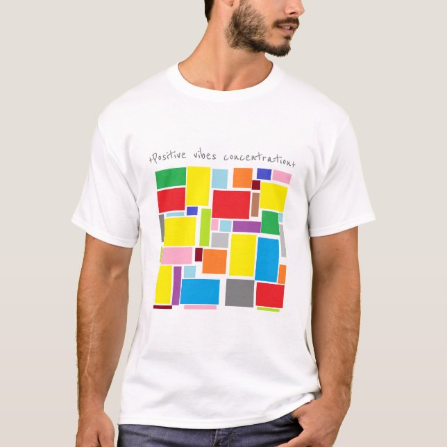 +Concentration de vibrations positives+ T-Shirt (Devant)
