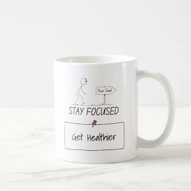 Concentration sur un objectif - Mug motivationnel (Droite)
