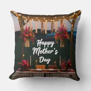 Concept de conception Coussin de la fête des mères