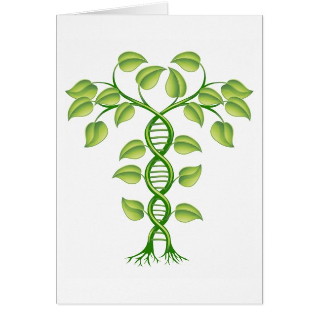 Concept de plante d'ADN (Devant)