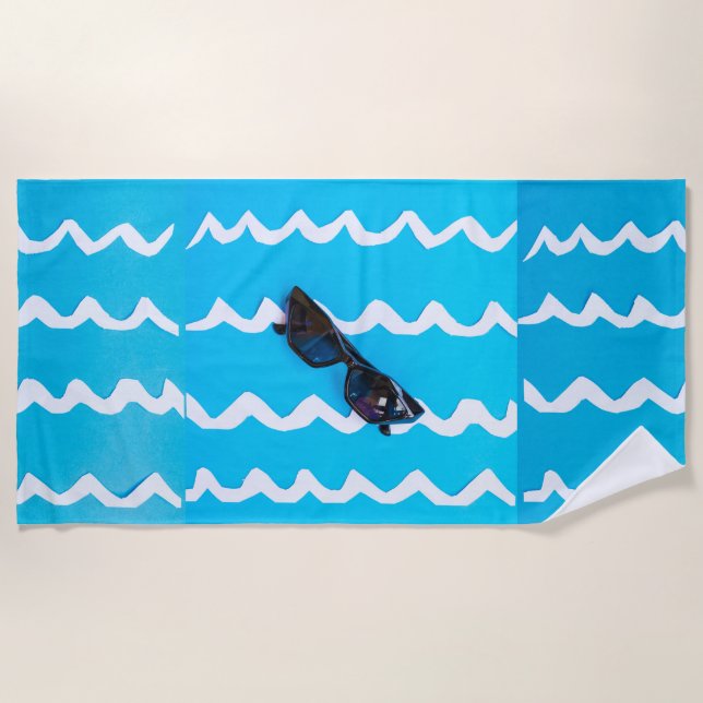 concept de vacances à la plage sur serviettes de p (Devant)