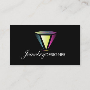 Concepteur de Bijoux Carte de Visite Gemme Cristal