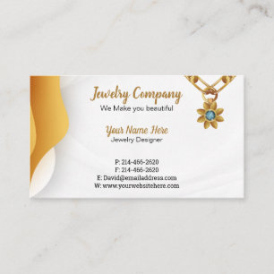 Concepteur de bijoux / Carte de visite vendeur