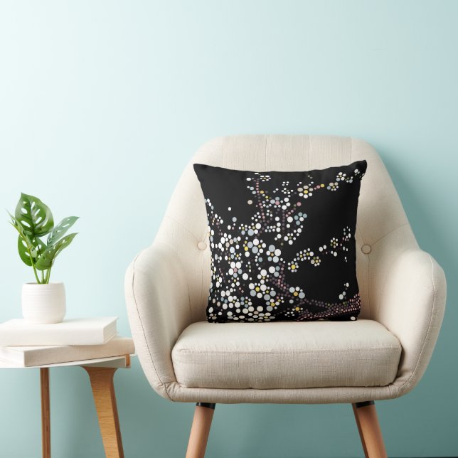 Concepteur de Coussin en Pointillisme Sakura (Chaise)