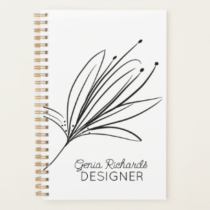 Concepteur de fleurs de lys botaniques minimaliste