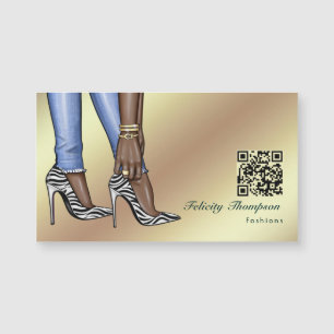 Concepteur de mode QR Code Glam Chic Gold Entrepri