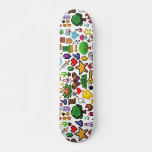 Concepteur Gamer Pixel Skateboard Deck NES LIT