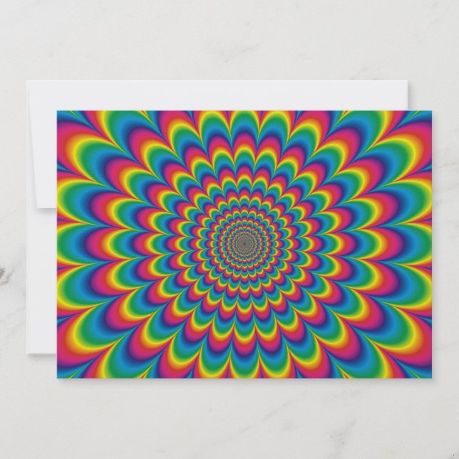 Conception abstraite de l'arc-en-ciel psychédéliqu (Devant)