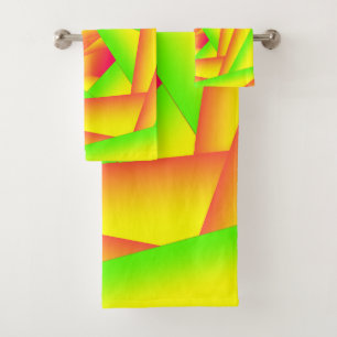 Conception Abstraite Dégradé Orange Jaune Vert Cit