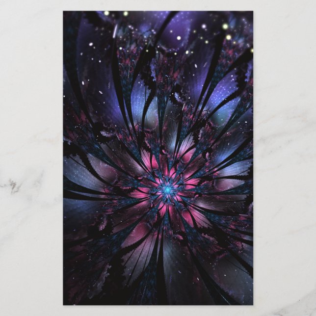 Conception Abstraite des fleurs fractales. (Devant)