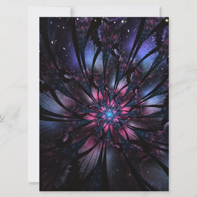 Conception Abstraite des fleurs fractales. (Devant)