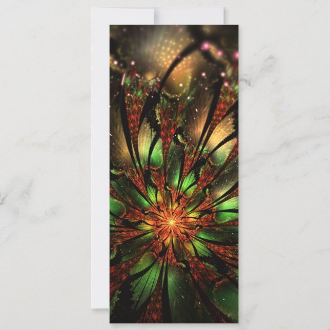 Conception Abstraite des fleurs fractales. (Devant)