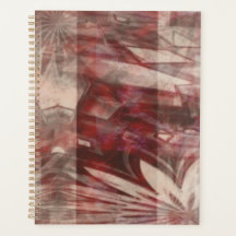conception abstraite rougeâtre Planner