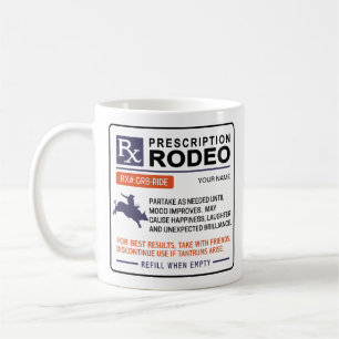 Conception amusante d'ordonnance de la Mug Rodeo