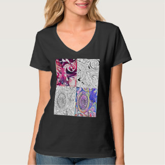 Conception amusante pour t-shirt féminin