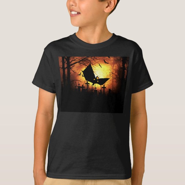Conception amusante pour un T-Shirt d'Halloween (Devant)