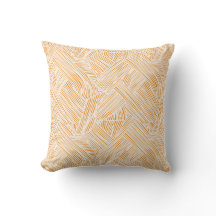 Conception artistique de motif de tissage Coussin