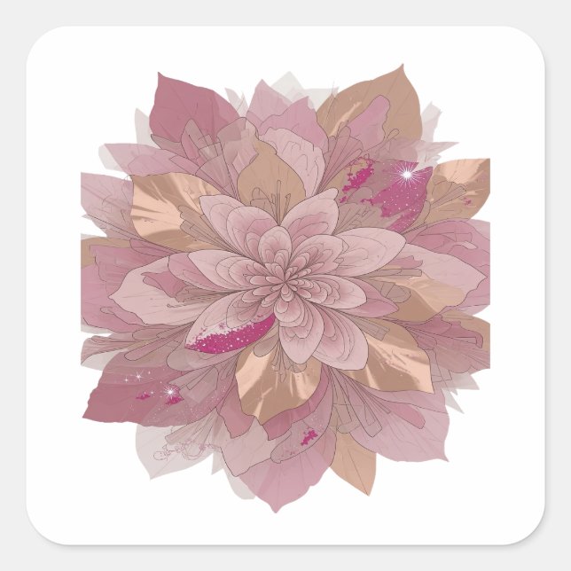 Conception autocollant FLEUR DE PUISSANCE Argent p (Devant)