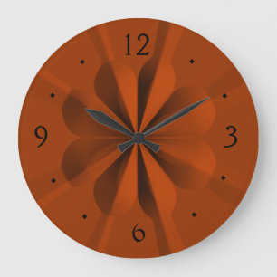 Conception bronzage de fleur dans des horloges