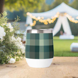 Conception carreaux vichy vert