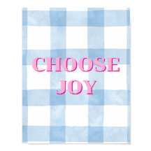 Conception colorée, Affiche Choisissez Joie