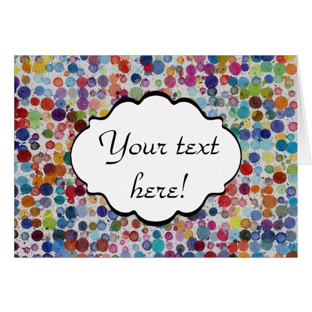 Conception colorée d'abrégé sur éclaboussures (Devant horizontal)