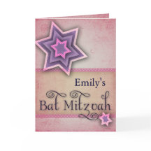 Conception colorée de bat mitzvah de