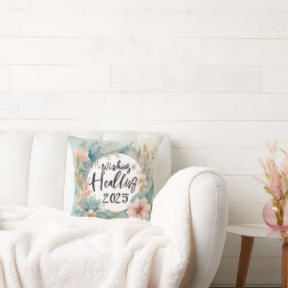 Conception coussin avec la puissance de la guériso