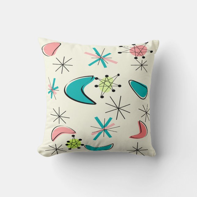 Conception Coussin inspirée par l'ère atomique au  (Recto)