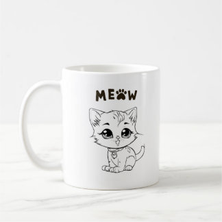 Conception Cute Cat Café Mug