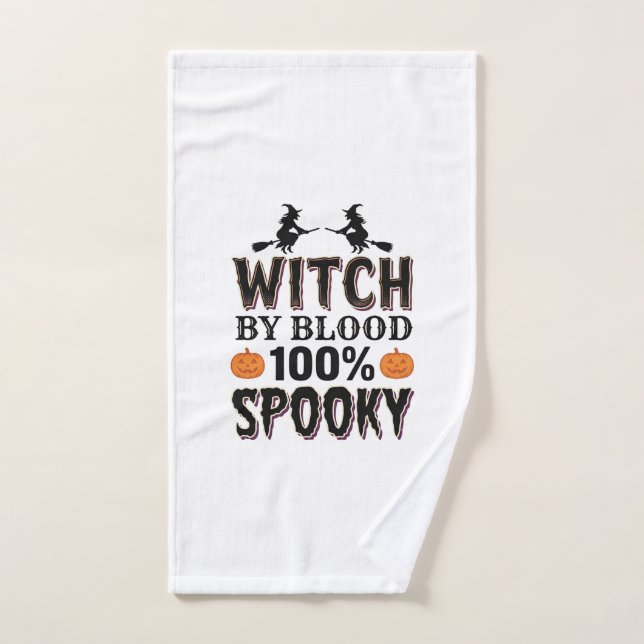 Conception d'ADN de sorcière Humour épouvantable d (Serviette à main)