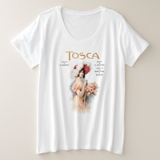 Conception d'affiche d'opéra vintage Tosca - Pucci (Design devant)