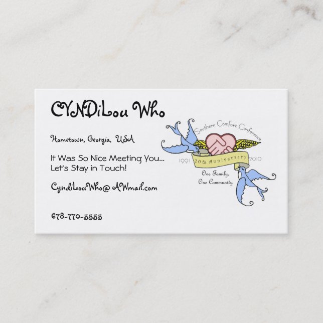 Conception d'anniversaire des cartes SCC d'amitié (Devant)