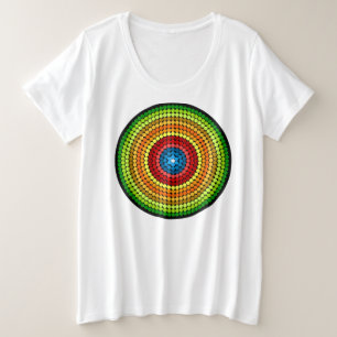 Conception d'art mandala abstrait pointillé-65904